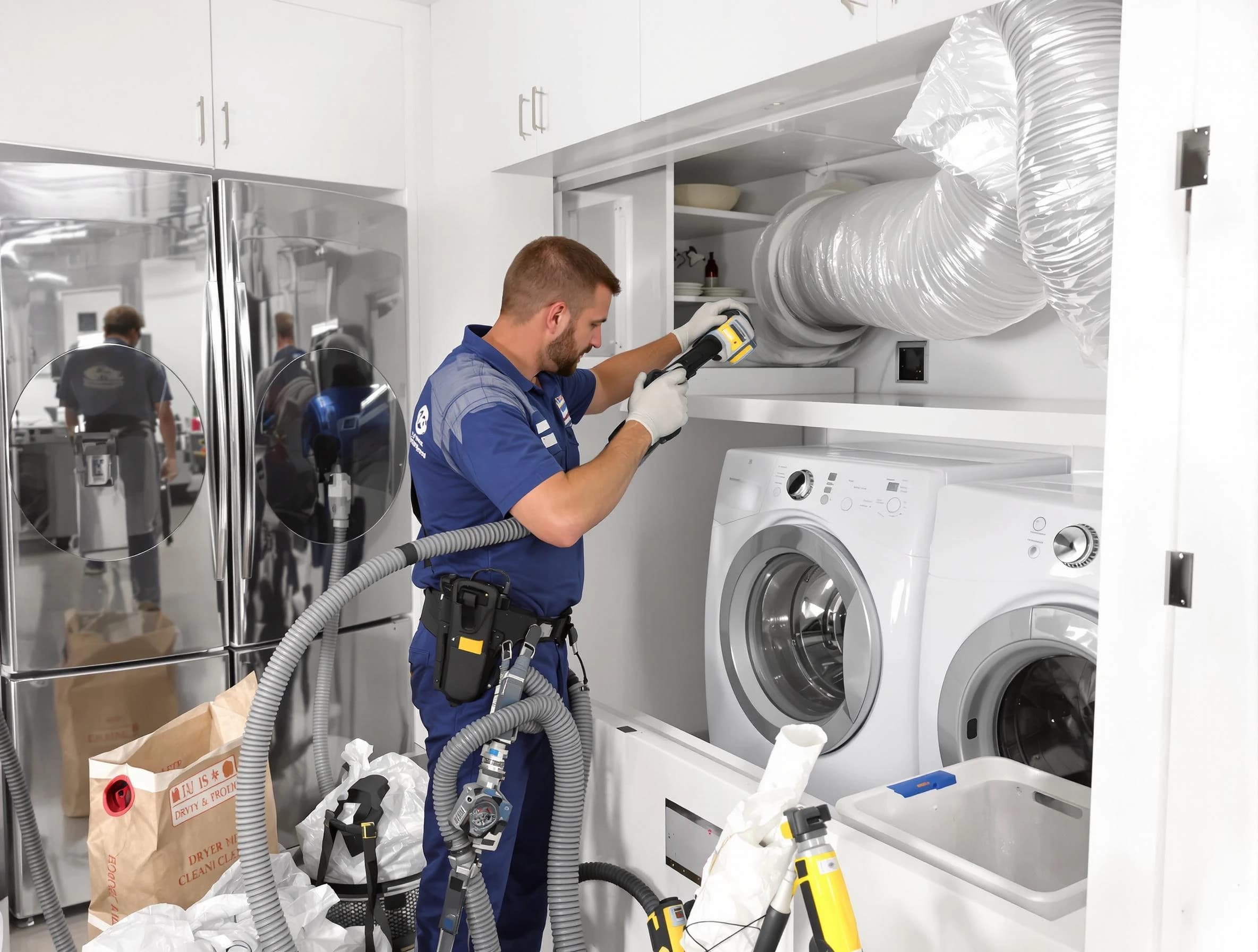 Professional duct cleaning by Superior Dryer Vent Cleaning in Superior
