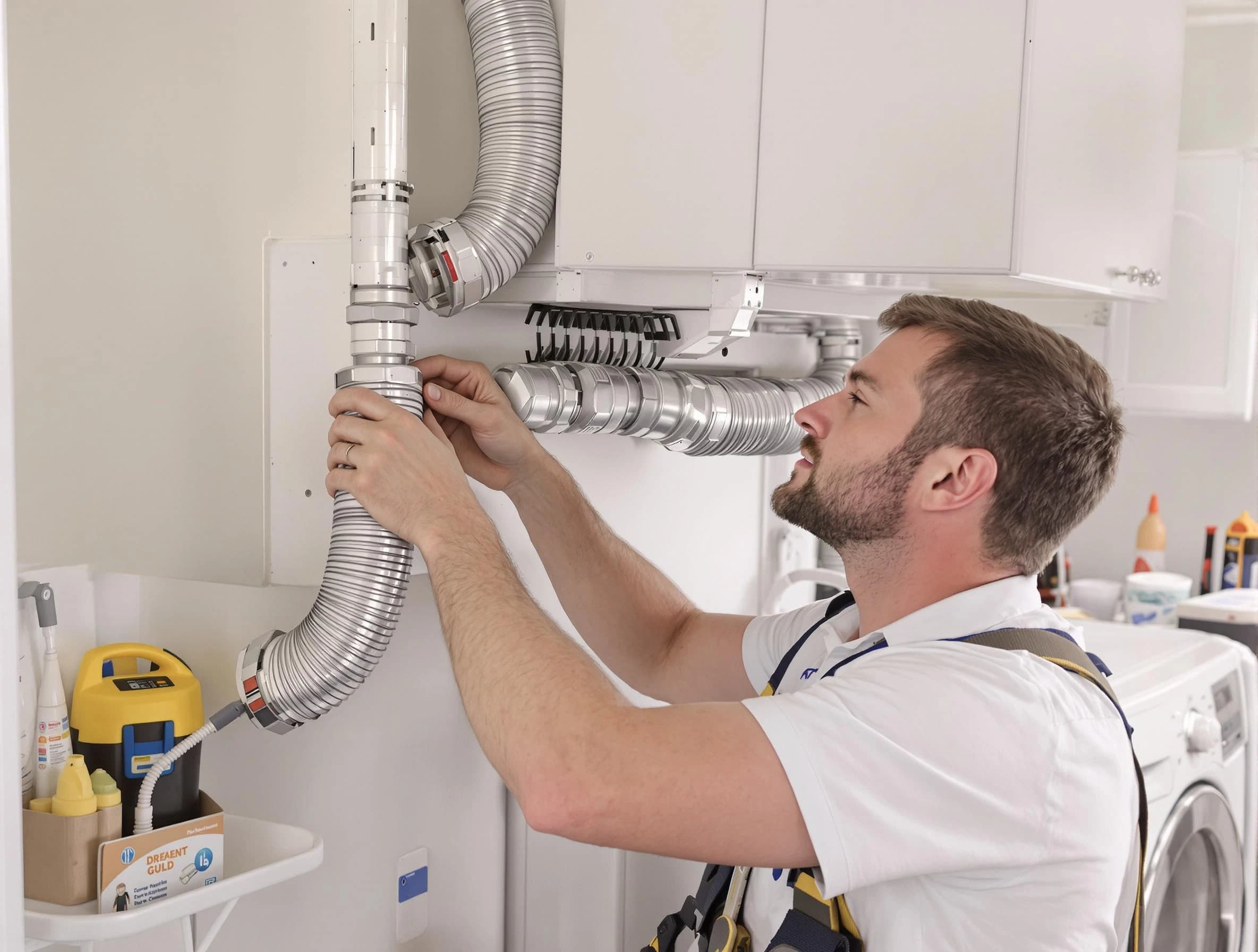 Professional dryer vent repair and installation by Superior Dryer Vent Cleaning in Superior