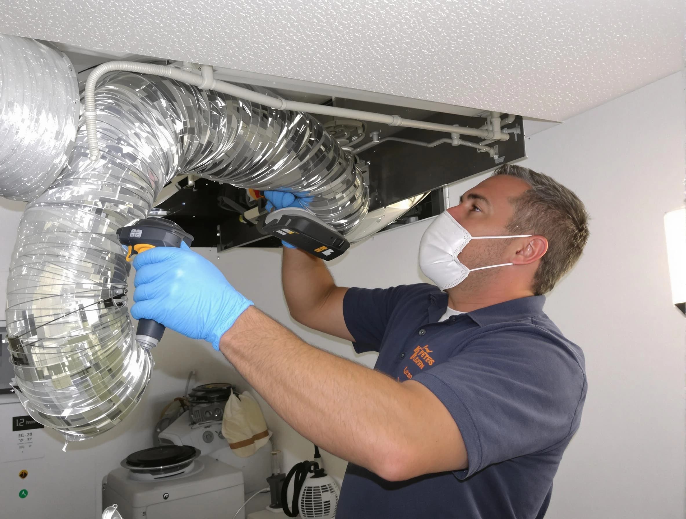 Superior Dryer Vent Cleaning professional performing thorough residential dryer vent cleaning in Superior
